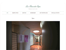 Tablet Screenshot of labeautespa.com